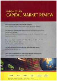 Indonesian Capital Market Review Vol. 9 Issue 1| January 2017