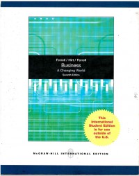 Business: A Changing World (7 ed)