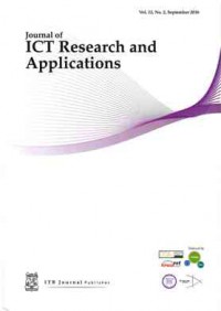Journal of ICT Research and Applications : Vol. 12 No. 2 I September 2018