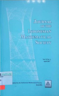 Journal of the Indonesian Mathematical Society : Vol. 23 no. 1 I April 2017