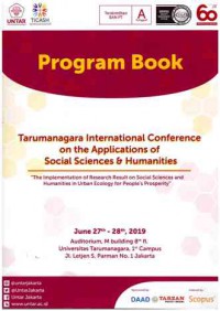 Program Book Tarumanegara International Conference on the Applications of Social Sciences & Humanities