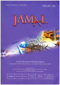 JAMAL: Jurnal Akuntansi Multiparadigma: Vol. 8 No. 1 | April 2017
