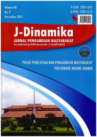 J-Dinamika: Jurnal Pengabdian Masyarakat Vol. 06 Nomor 2 I Desember 2021