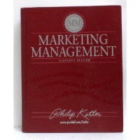 Marketing management 11 Ed.