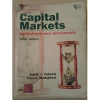 Capital markets: institutions and instruments 3 Ed.