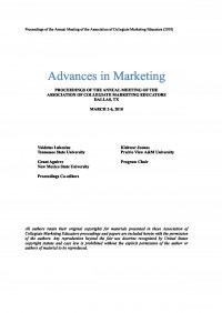 Advances In Marketing ( Proceedings Of The Annual Meeting Of The Association Of Collegiate Marketing Educators Dalas, TX March 2-6, 2010)