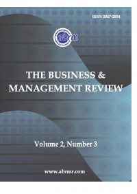 The Business & Management Review:  Volume 2, Number 3