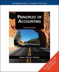 Image of Principles of Accounting 23 Ed.