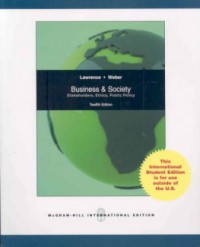 Business and Society: Stakeholders, Ethics, Public Policy 12 - International Edition
