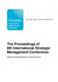 The International of 8th International Strategic management Conference: Volume 58, Pages 1-1650 (12 Oktober 2012)
