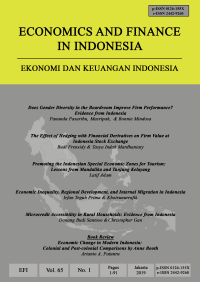 Ekonomi dan Keuangan Indonesia: Vol. 65 No. 1 | 2019