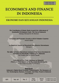 Ekonomi dan Keuangan Indonesia: Vol. 65 No. 2 | 2019