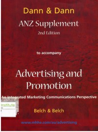 Advertising and Promotion: An Integrated Marketing Communications Perspective 2 Ed.