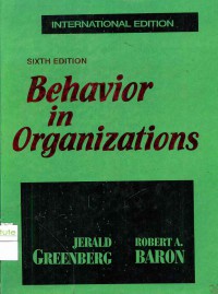 Behavior In Organizations 6th Edition