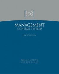 Management Control Systems 11 Ed.