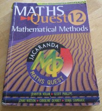 Maths quest 12: mathematical methods