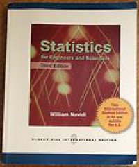 Statistics for Engineers and Scientists 3 Ed.