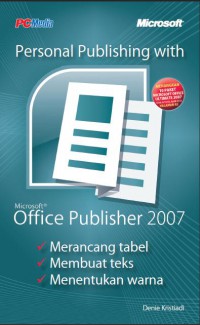 Personal Publishing with Microsoft Office Publisher 2007