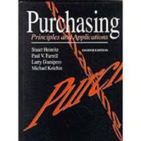 Purchasing: Principles and Applications 8 Ed.