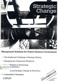 Strategic Change: Vol 10 No 7 | November 2001