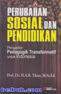 Perubahan Sosial Dan Pendidikan