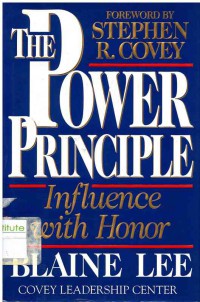 The Power Principle Influence With Honor