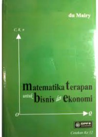 Matematika Terapan untuk Bisnis dan Ekonomi