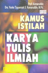 Kamus istilah karya tulis ilmiah