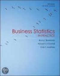 Business Statistics in Practice