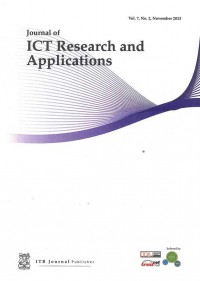 Journal Of ICT Research and Applications: Vol. 7 No. 2 I November 2013