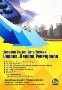 Susunan dalam Satu Naskah Undang-Undang Perpajakan