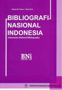 Bibliografi Nasional Indonesia | Vol. 62 No. 1