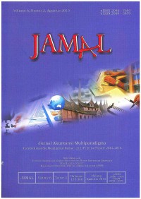 JAMAL: Jurnal Akuntansi Multiparadigma: Vol. 6 No. 2 | Agustus 2015