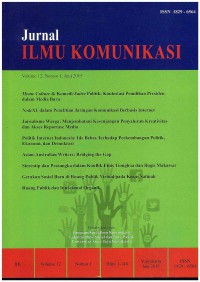 Jurnal Ilmu Komunikasi UAJY: Volume 12 Nomor 1 | Juni 2015