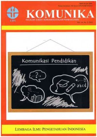 Komunika: Majalah Ilmiah Komunikasi Dalam Pembengunan Vol. 14 No.2 I  2011