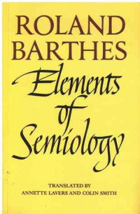 Elements of Semiology