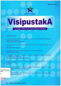 Visi Pustaka: Jaringan Informasi Antar Perpustakaan : Vol. 20 No. 3I Desember 2018