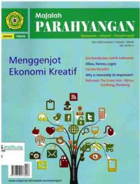 Majalah Parahyangan : Kuartal I I Vol. VIII No.1 I Januari - Maret 2020