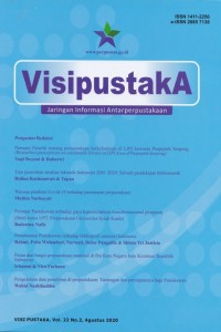 Visi Pustaka: Jaringan Informasi Antar Perpustakaan : Vol. 20 No. 2 Agustus 2018
