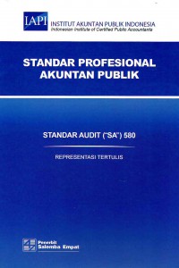 Standar Profesional Akuntan Publik SA 580-Standar Audit/IAPI: Representasi Tertulis