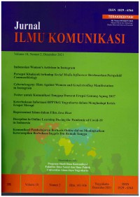 Jurnal Ilmu Komunikasi UAJY: Volume 18 Nomor 2| Desember 2021