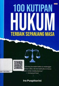 100 Kutipan Hukum Terbaik Sepanjang Sejarah