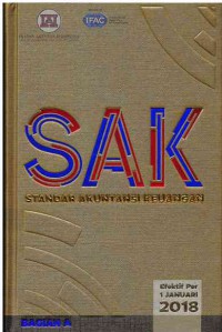 Standar Akuntansi Keuangan (SAK)  Efektif Januari 2108 Bagian A