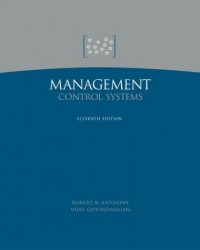 Management Control Systems 11 Ed.