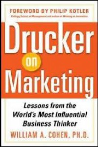 Image of Drucker on Marketing : Lessons from the World's Most Influential Business Thinker
