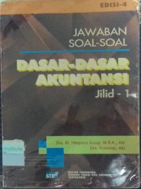 Image of Jawaban soal-soal: dasar-dasar akuntansi, Jilid I