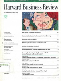 Image of Harvard Business Review: September-October 2000