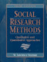 Image of Social Research Methods: Qualitative and Quantitative Approaches 3 Ed.