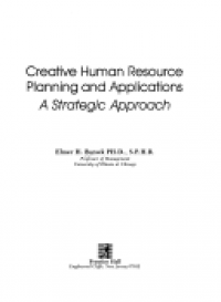 Image of Creative Human Resource Planning & Application: A Strategic Approach