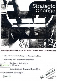 Image of Strategic Change: Vol 10 No 7 | November 2001